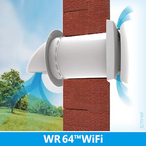 WR 64™ WiFi - Single room wall-mounted heat recovery ventilator with air flow rate 64 m³/h.